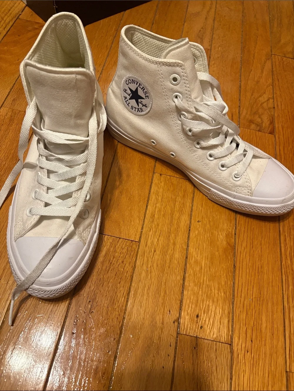 Converse White High Top Sneakers